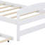 Lit plate-forme avec lit gigogne