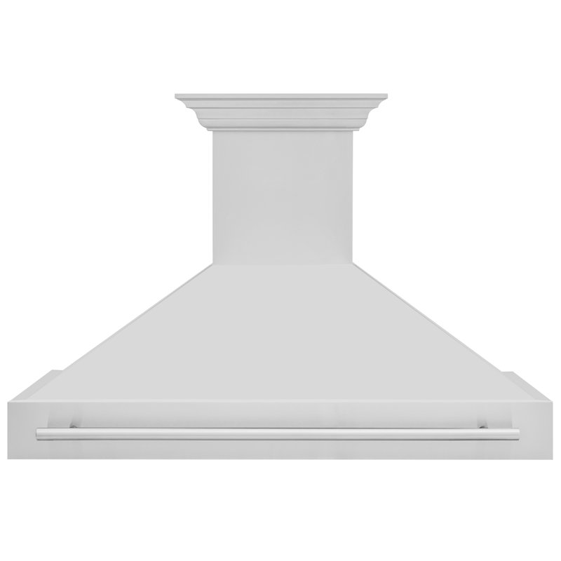 48" 700 CFM Ducted Wall Mount Range Hood, Stainless Steel