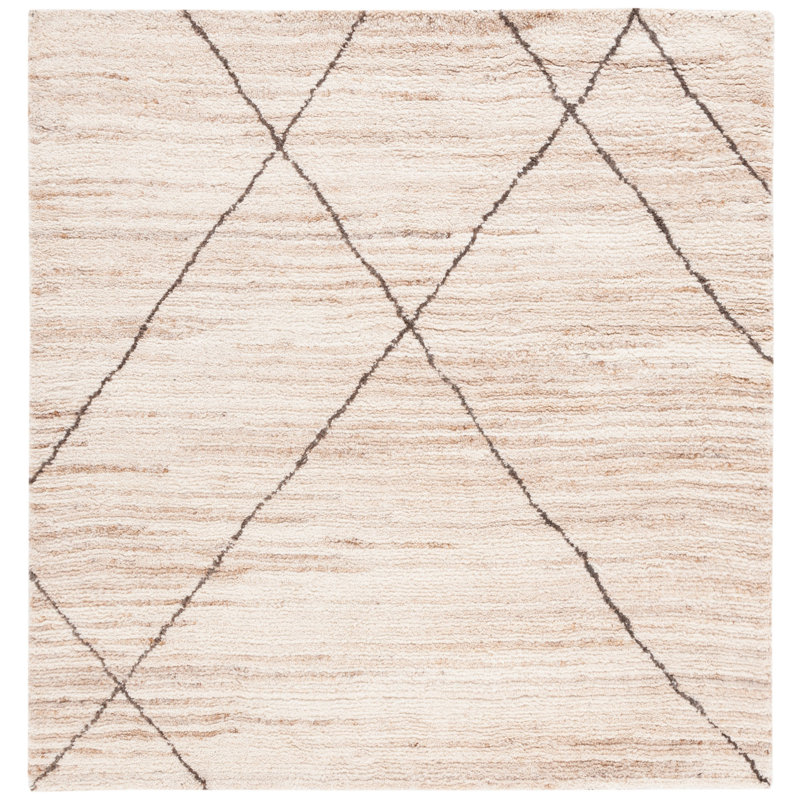 Alacam 791 Area Rug In Beige, Square 6'