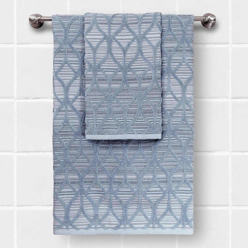 Serviette de bain en coton turc, Bleu