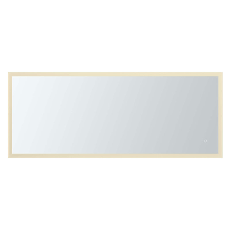 Washingtonville Flat Wall Mirror, 60" x 24"
