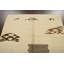 Tapis beige noué à la main de conception unique 5 pi 1 po x 8 pi 2 po