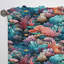 Coral Reef Tropical Pattern - Floral Curtain - Velvet Room Darkening - 1 panel-107598328