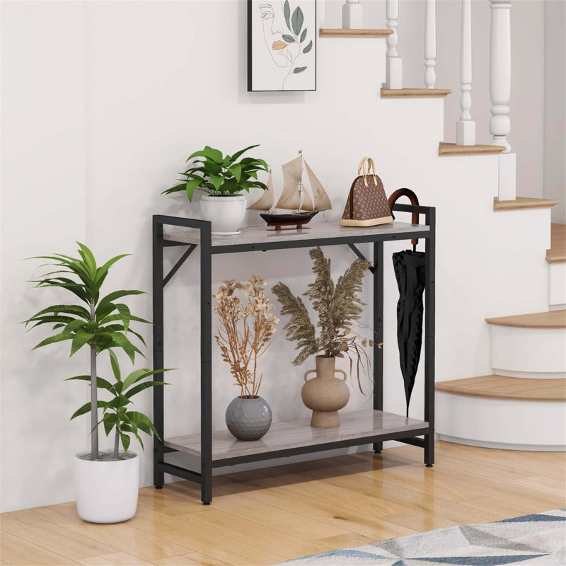 Annam 75cm Console Table, Grey
