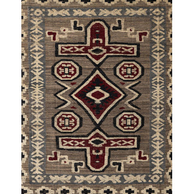 Tapis décoratif multicolore à motif abstrait