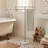 KES Anti Wobble Free Standing Towel Rack with 3X Thicker Weighted Natural Marble Base, 2-TierKES Anti Wobble Free Standing Towel Rack with 3X Thicker Weighted Natural Marble Base, 2-Tier Towel Stand Brushed Steel