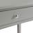 Shaker Cottage 40 in. W Laptop Desk with Pull-Out Drawer, Keyboard/Mouse Console Shelf for Home Office; Overall 48 in. W x 23 in. D x 30 in. H, Clearance 23 in. H (Gray)-1284504555