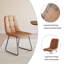 5-Piece Dining Table and Chairs ,Dining Room Set with 4 Modern Chairs-64484359-64484356