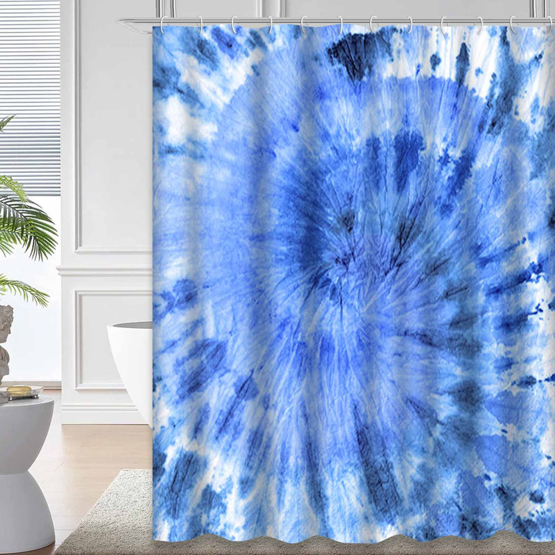 Rideau de douche Tie Dye, L 72 po x l 72 po