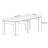 Ledian  Dining Table and Console Table Rectangular 237.7x90cm