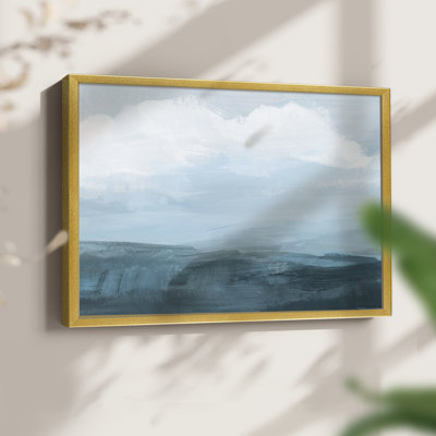 Azure Rising II -Framed Print - Restickable