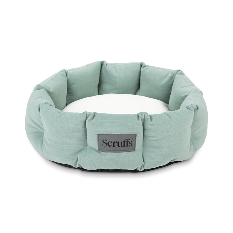 Bolster Pet Bed, Sea Green