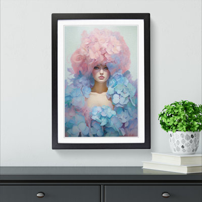 Hydrangea Conceptual No.2 - Framed Print
