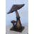Gabriele Leaning mushroom bronze statue fountain -  Size: 18"L x 17"W x 24"H.