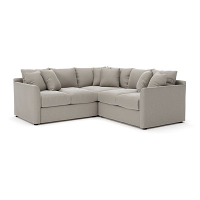 Cecelia 95" Wide Corner Sectional by Wayfair Custom Upholstery