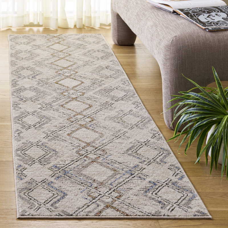 Grove 680 Performance Geometric Shapes Rug, Runner 2'2" x 8'