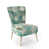 Abstract Green Polyester Blend 2 selected