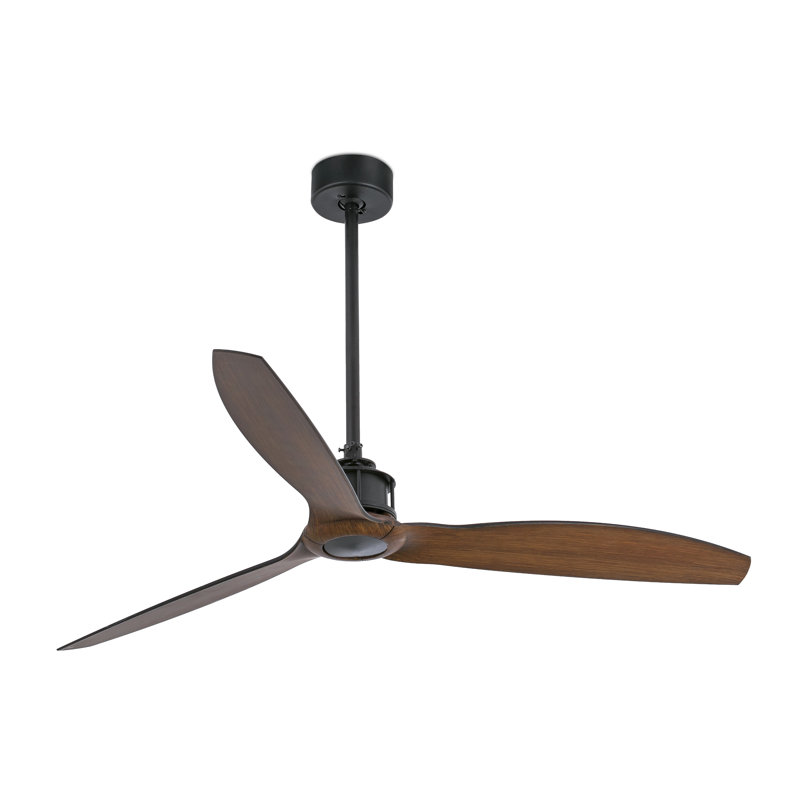 Greenwood 128cm Ceiling Fan, Black/Wood