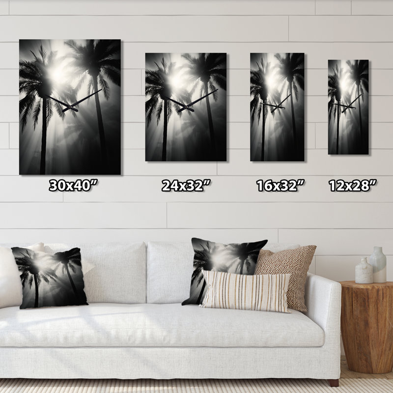 Anneriet - Horloges murales Palm Trees, Petit
