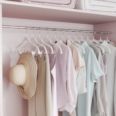 50-Pack Pants Hangers, Velvet Trousers Hangers With Adjustable Clips, Non-Slip, For Pants, Skirts, Coats, Dresses, Tank Tops