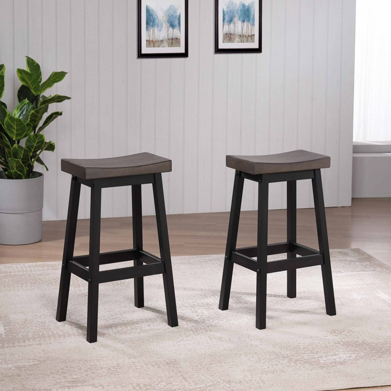 Tabouret 25 comptoirs, Chêne / gris foncé