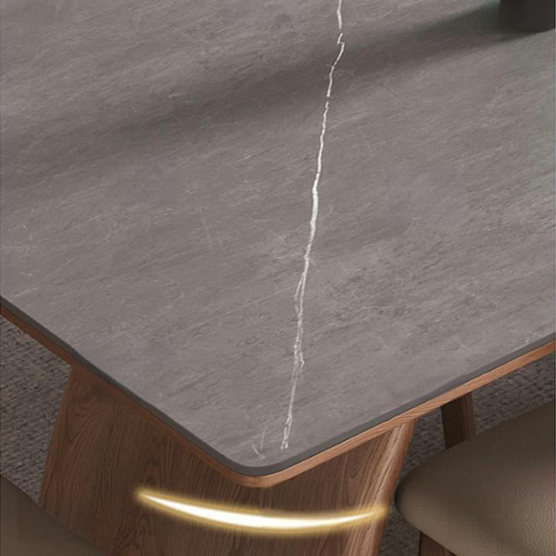 Minimalist table and chair combination, 29.52"H x 70.86"L x 35.43"W