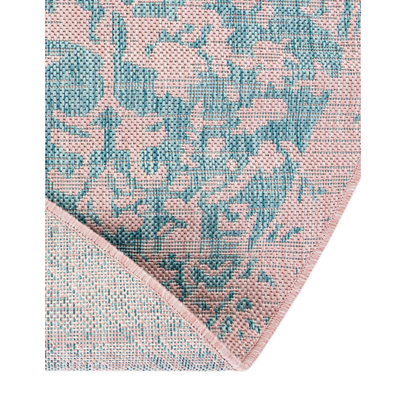 Jill Zarin Dubai Indoor/Outdoor Rug, Oval 7'10" x 10'