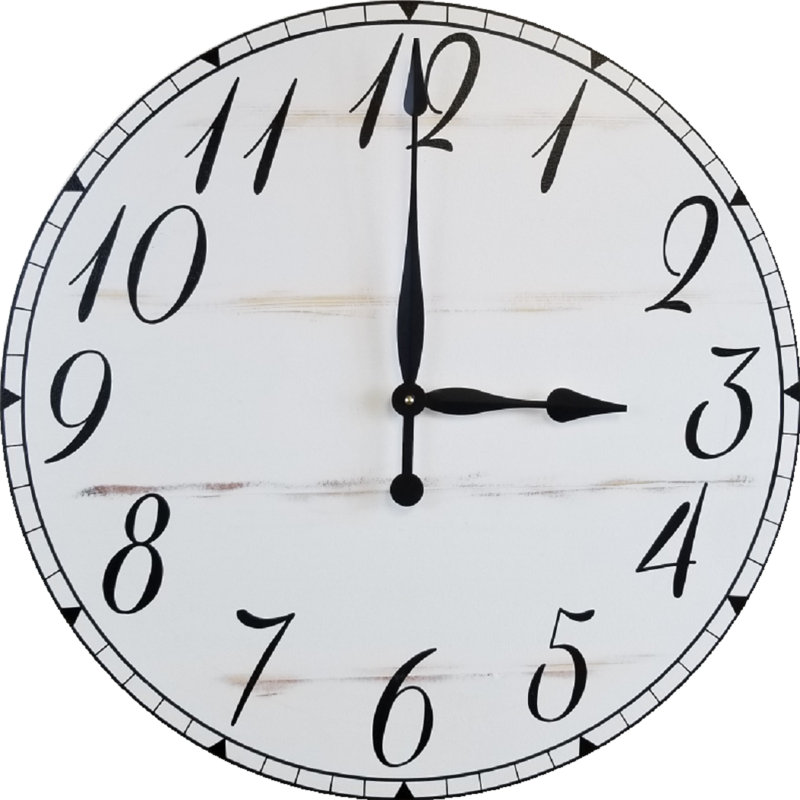 Francisco Wood Wall Clock, Extra Large