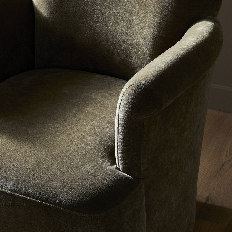 Camellia Swivel Chair, Malmo Olive