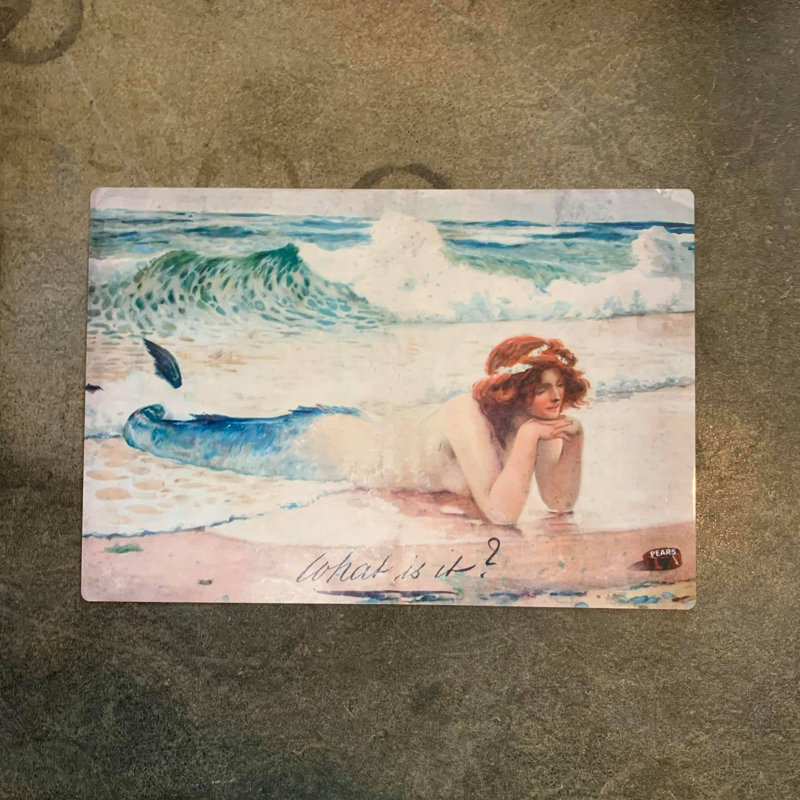 0693 Handmade Nautical & Beach Wall Decor on Metal, 15cm H x 20cm W
