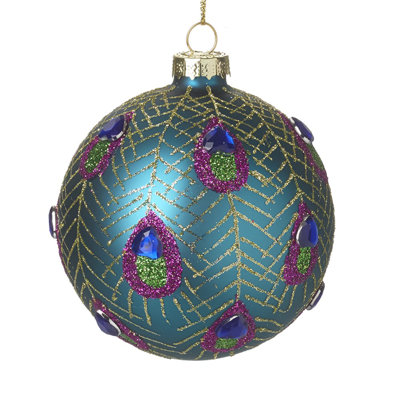 8cm Glass Bauble