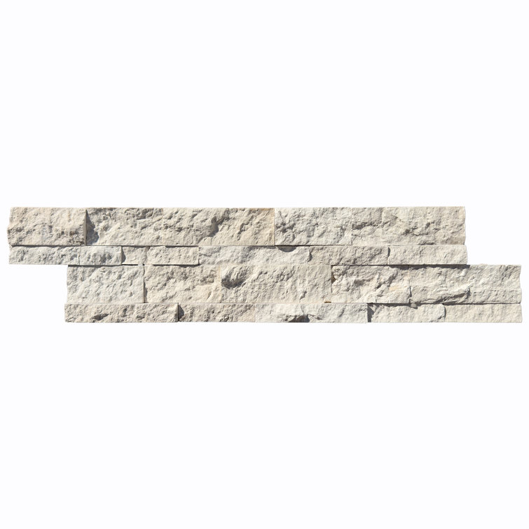 Fossil Stone Split Face 6X24 Ledger Panel Mosaic