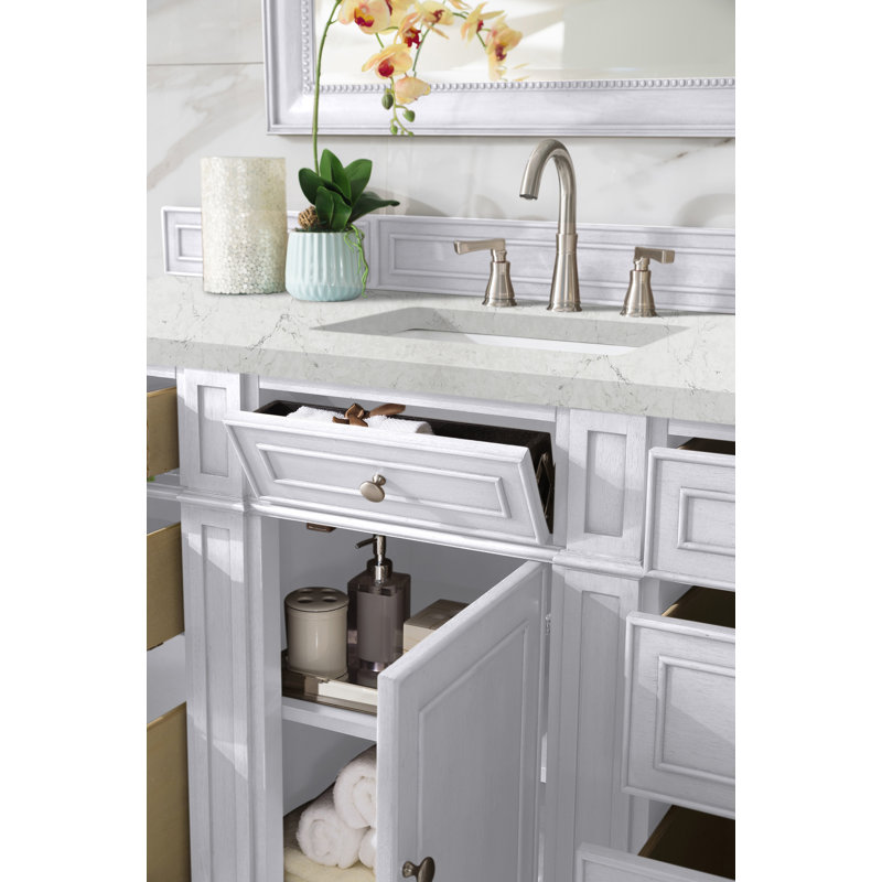 Bristol 60'' W Single Vanity, Eternal Jasmine Pearl, Bright White
