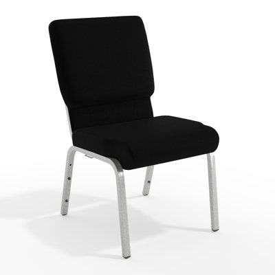 Chaise d'église empilable en tissu 18,5 po Rayleigh