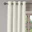 Rideau de fenêtre décoratif rouge à œillets à 2 panneaux Red Barrel Studio®, 50 po x 63 po, brun clair-106352964