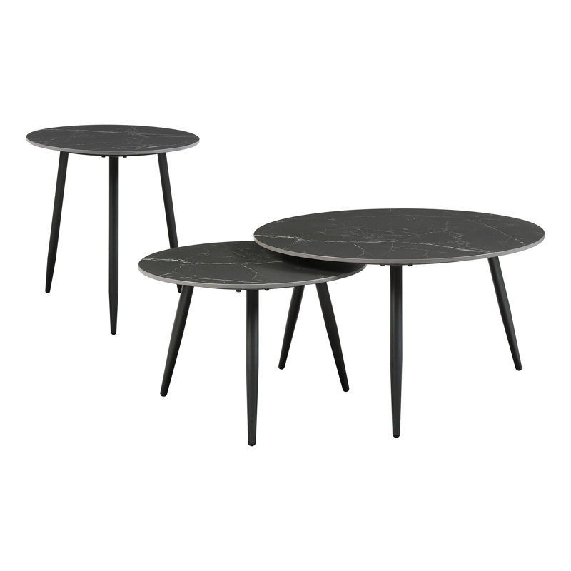 Ensemble de 3 tables d'appoint Modern Modern