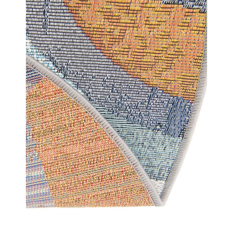 Keazia Indoor/Outdoor Area Rug, Round 4'1"