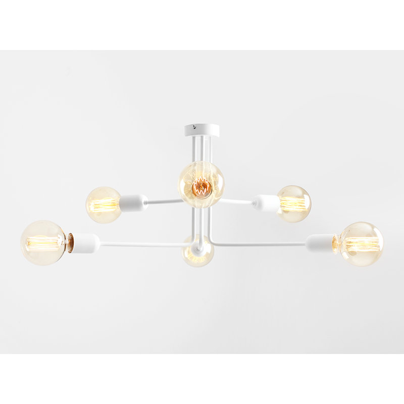 Ballywillin Semi Flush Mount, White