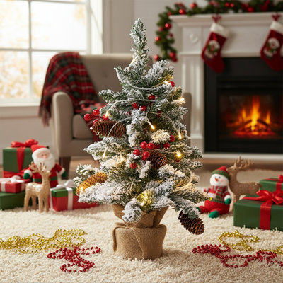 56cm H Artificial Pine Christmas Tree