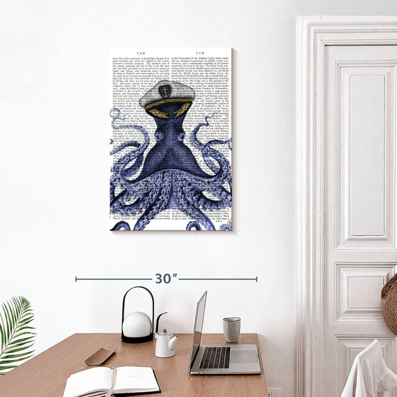 Brampt Captain Octopus, 30" H x 20" W