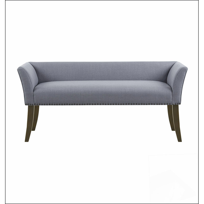 One More Accent Bench A solid basic framework, comfortable, durable and beautiful, Slate Blue