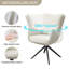 Fauteuil d'appoint rembourré en chenille Modern-1508523208