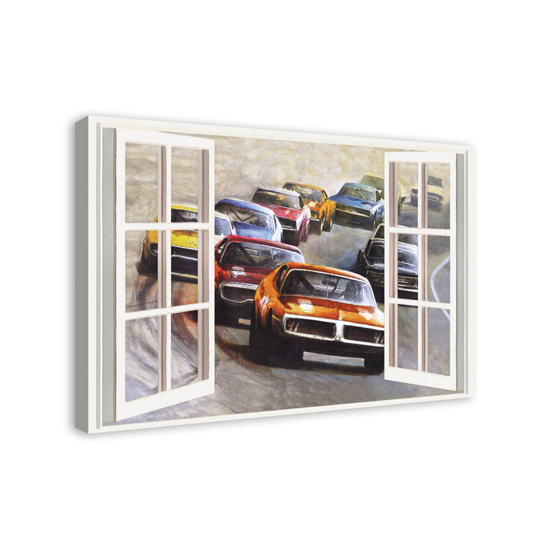 Toile de course pour fenêtre d’art Mccaskill, H 24 po x l 36 po x P 1,25 po