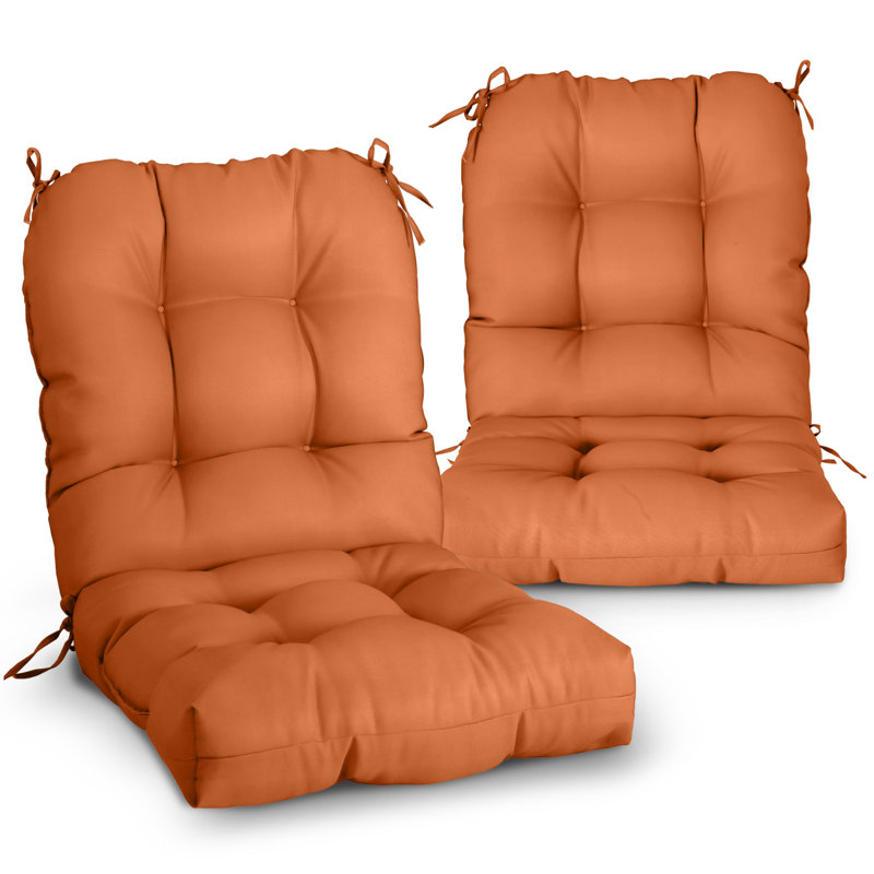 Indoor/Outdoor Seat/Back Cushion, Burnt Orange