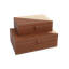 Leather & Raffia Leather, Raffia, Engineered Wood, Suede Decorative Box