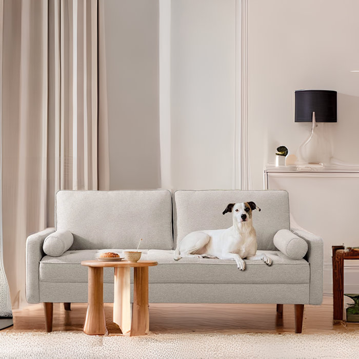 Ebern Designs Liby 68" Square Arm Sofa Loveseat & Reviews | Wayfair