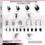 Ensemble de roulettes extensibles en caoutchouc 316S