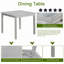 Table de salle à manger en bois, table de cuisine pour petits espaces, table de salle à manger pour 4 personnes-497408237-497408239