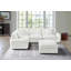 Canapé modulaire rembourré 5 pièces avec canapé et repose-pieds-809414461