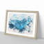 Blue Mountains in Sikkim India - Picture Frame Painting Print-56842488-56842487